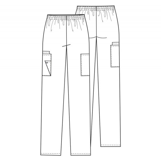 Natural Rise Tapered Pull-On Cargo Pant - Tall